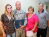 Jose Ortiz with his parents and girlfriend, Kathy Dewitt.