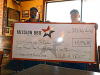 Mission BBQ donates $6792.00 to the Clarksville Police Union and Clarksville Fire Fighters Association.