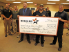 Mission BBQ donates $6792.00 to the Clarksville Police Union and Clarksville Fire Fighters Association.