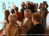 The crowd gets a first look at the donated art