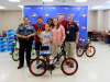 24 bicycles were given away to local elementary school students by the Sunrise Rotary Club and Rotary Youth Leadership Awards with the help of the Montgomery County Sheriff’s Office.