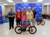 24 bicycles were given away to local elementary school students by the Sunrise Rotary Club and Rotary Youth Leadership Awards with the help of the Montgomery County Sheriff’s Office.