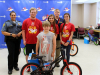 24 bicycles were given away to local elementary school students by the Sunrise Rotary Club and Rotary Youth Leadership Awards with the help of the Montgomery County Sheriff’s Office.