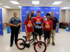 24 bicycles were given away to local elementary school students by the Sunrise Rotary Club and Rotary Youth Leadership Awards with the help of the Montgomery County Sheriff’s Office.