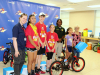 24 bicycles were given away to local elementary school students by the Sunrise Rotary Club and Rotary Youth Leadership Awards with the help of the Montgomery County Sheriff’s Office.