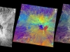 Vibidia Crater in Color - These composite images from the framing camera aboard NASA\'s Dawn spacecraft show three views of the comparatively fresh crater named Vibidia on the giant asteroid Vesta. (Image credit: NASA/JPL-Caltech/UCLA/MPS/DLR/IDA)