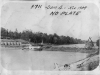 Construction continues on Dam No. 4 on the Cumberland River in Tennessee Nov. 7, 1909. The U.S. Army Corps of Engineers built this old dam and lock to establish a navigation channel. The lock and dam was replaced by today's modern dam system.(USACE Photo)