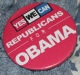 GOP for Obama Button