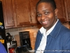 Wanda McMoore smiles while setting out refreshments