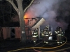 Clarksville Fire Rescue responds to a house fire on Cave Street. (Photo by CPD-Jim Knoll)