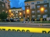 Crime Scene at University Landing Apartments parking lot.  (CPD Public Information Officer Jim Knoll)