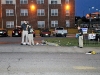 Crime Scene at University Landing Apartments parking lot.  (CPD Public Information Officer Jim Knoll)