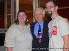 Conference dinner attendees stand with John Seigenthaler Sr. 