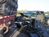 Chevy Silverado rear ended a Tractor Trailer on Trenton Road.