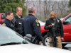 Clarksville Police surround the Mid-Towner Motel. (Photo by CPD-Jim Knoll)