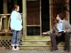 Catherine talking with her father Robert during a flashback