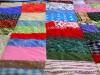 One of the many handsewn quilts donated to the shelter