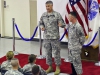 Sergeant Major of the Army Raymond F. Chandler III speaks with Soldiers during a town hall held at the Passenger Processing Center, Sept. 4, 2014, at Fort Campbell, Ky. Chandler encouraged Soldiers to take a stand against sexual harassment and sexual assault. (U.S. Army photo by Staff Sgt. Candice Funchess, 101st Airborne Division (Air Assault) Public Affairs)