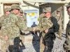  Command Sgt. Maj. Eric Crabtree, Command Sgt. Maj., 3rd Brigade Combat Team “Rakkasans,” 101st Airborne Division (Air Assault), visits Soldiers of Headquarters Company, 1st Battalion, 187th Infantry Regiment, at Forward Operating Base Gardez to ensure the morale and welfare of his Brigade’s Soldiers during the holiday season, Dec. 25, 2012. Command Sgt. Maj. Crabtree, along with the Commander of the 3rd BCT, Col. R.J. Lillibridge, visited four different Combat Outposts and FOBs on Christmas in hopes to help boost morale during their combat tour in support of Operation Endsuring Freedom. (U.S. Army photo by Sgt. 1st Class Abram Pinnington, TF 3/101 Public Affairs) 