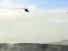 A 101st Combat Aviation Brigade, Task Force Destiny CH-47 Chinook helicopter and UH-60 Black Hawk helicopter travel to different forward operating bases throughout southern Afghanistan delivering mail, personnel and supplies to ground troops Nov. 3, 2010.