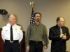 L-R, Chaplain Bob Mitchell, Officer Joe Papastathis, and Detective Danny Fewless. (Photo-CPD-Jim Knoll)