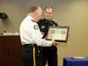 Chief Al Ansley presents retirement mementos. (Photo-CPD-Jim Knoll)