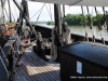 The Niña and Pinta are docked at Clarksville's McGregor Park