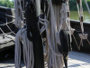 The Niña and Pinta are docked at Clarksville's McGregor Park