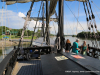 The Niña and Pinta are docked at Clarksville's McGregor Park