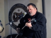 Bagram Airfield, Afghanistan – Singer and songwriter Bob DiPiero performs for servicemembers during the Annual USO Holiday Tour on Bagram Airfield Dec. 15th. (Photo by U.S. Army Staff Sgt. Michael L. Sparks, 17th Public Affairs Detachment)