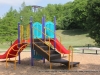 The new playground equipment at Valleybrook Park.