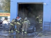 Clarksville Police Department and Clarksville Fire Rescue respond to Car Fire inside Car Detailing Business. (Jim Knoll, CPD)