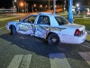 Clarksville Patrol car struck by F-150 on North Second Street. (Photos by Jim Knoll - CPD)