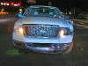 F-150 that stuck a Clarksville Patrol car on North Second Street. (Photos by Jim Knoll - CPD)