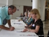 People voting at Clarksville High School (District 20)