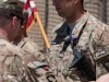 Sgt. Ashraf Yasin assigned to Troop A, 1st Squadron, 33 Cavalry Regiment, 3rd Brigade Combat Team “Rakkasans,” 101 Airborne Division (Air Assault), is presented the Purple Heart by Col. R.J. Lillibridge, Commander, 3BCT during an awards ceremony at Camp Clark, Afghanistan, May 1, 2013. Sgt. Yasin received this award for injuries sustained during an IED attack. (U.S. Army photo by Sgt. Joshua Edwards, 129th Mobile Public Affairs Detachment)