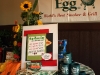 The Green Egg Smoker promo table