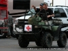 Medics on a ATV pass by back stage at the Salute to the Troops Concert at Fort Campbell KY