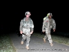 The second group of soldiers to reach the turn around point for the 12 mile Ruck march at the Toughest Air Assault Soldier Competition