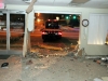 99 Acura that ran into a building on Riverside Drive. (Photo by CPD-Jim Knoll)