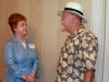 Conference Chair Patricia Winn and author Sonny Brewer