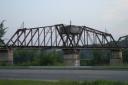 The R.J. Corman Railroad Bridge which crosses Riverside Drive in Clarksville, TN