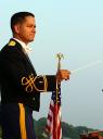 Cw2 Richard Servantez conducts the 91st Division with style and flair