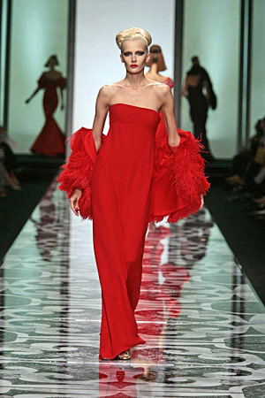valentino red gown