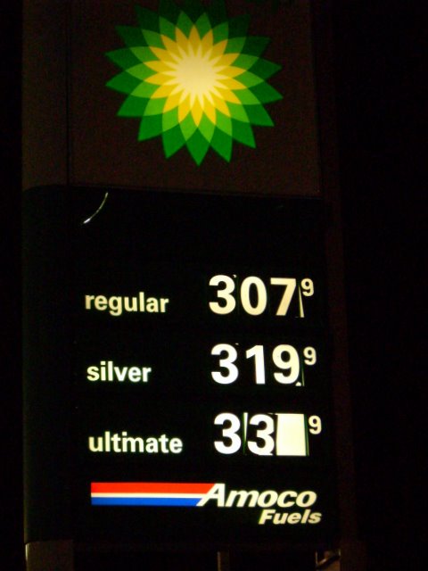 Gas at $3.07