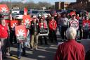 Part of the  crowd at the CPRC rally before the Public forum