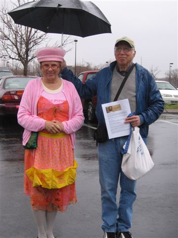 Raging Granny for Peace, Judith Wasserman and friend