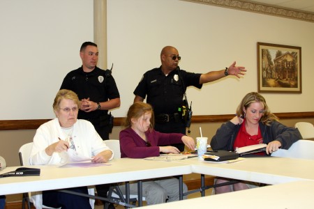 CPD Officer Daley addresses residents