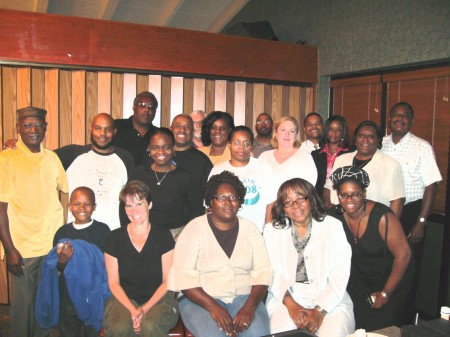 CLarksville citizens meet with CDF organizers Lisa McCloud and Elandria Williams