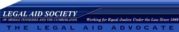 Legal Aid Society Newsletter Logo 